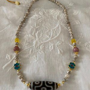 Tibetan Dzi Beads necklace
